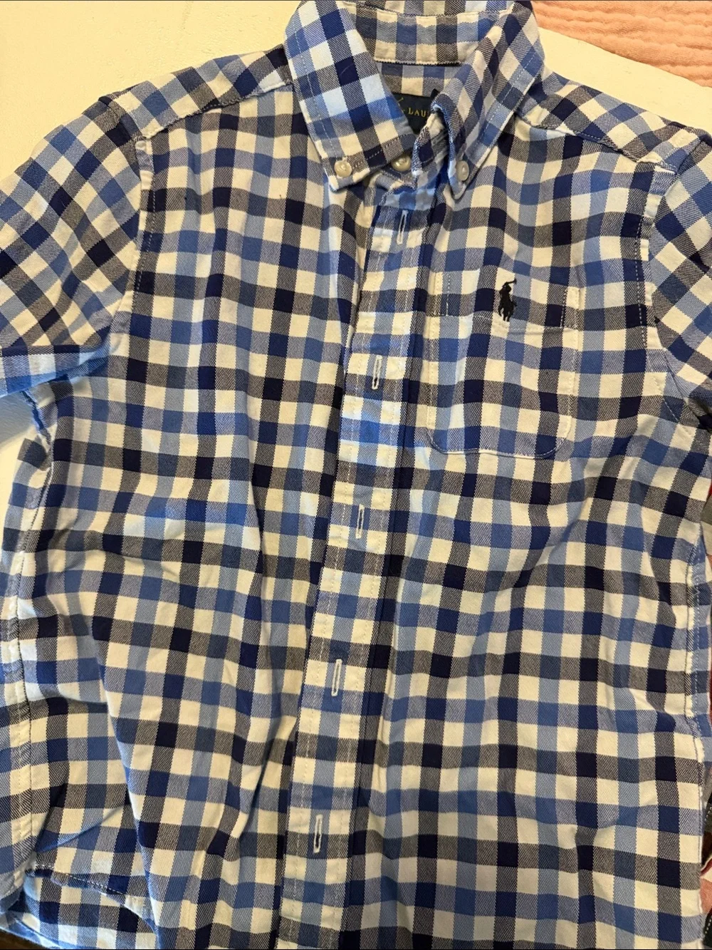 Ralph Lauren Boys' Multicolor Plaid Short-Sleeve Button-Down Shirts